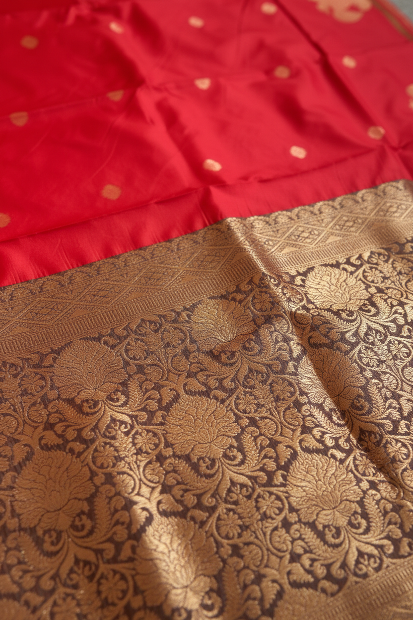 Red Soft Silk Saree