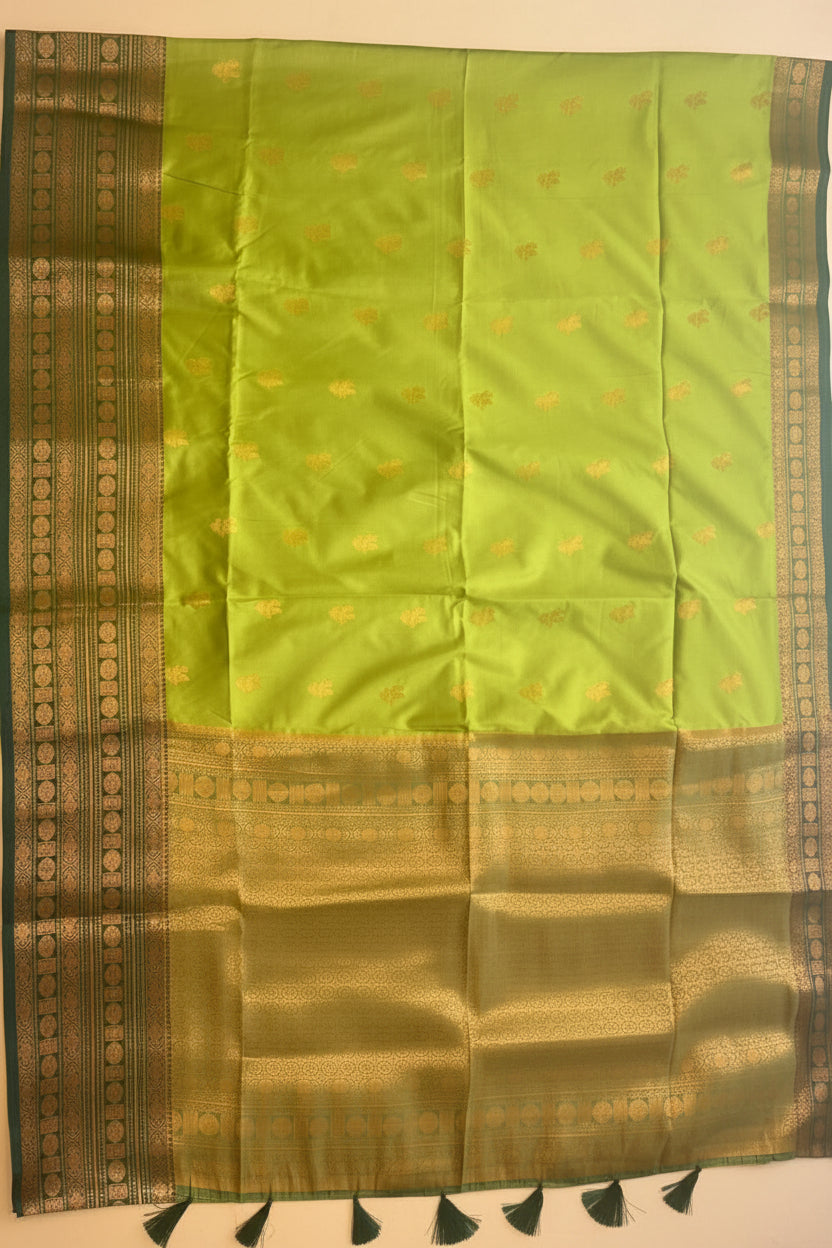 Green Soft Silk Saree