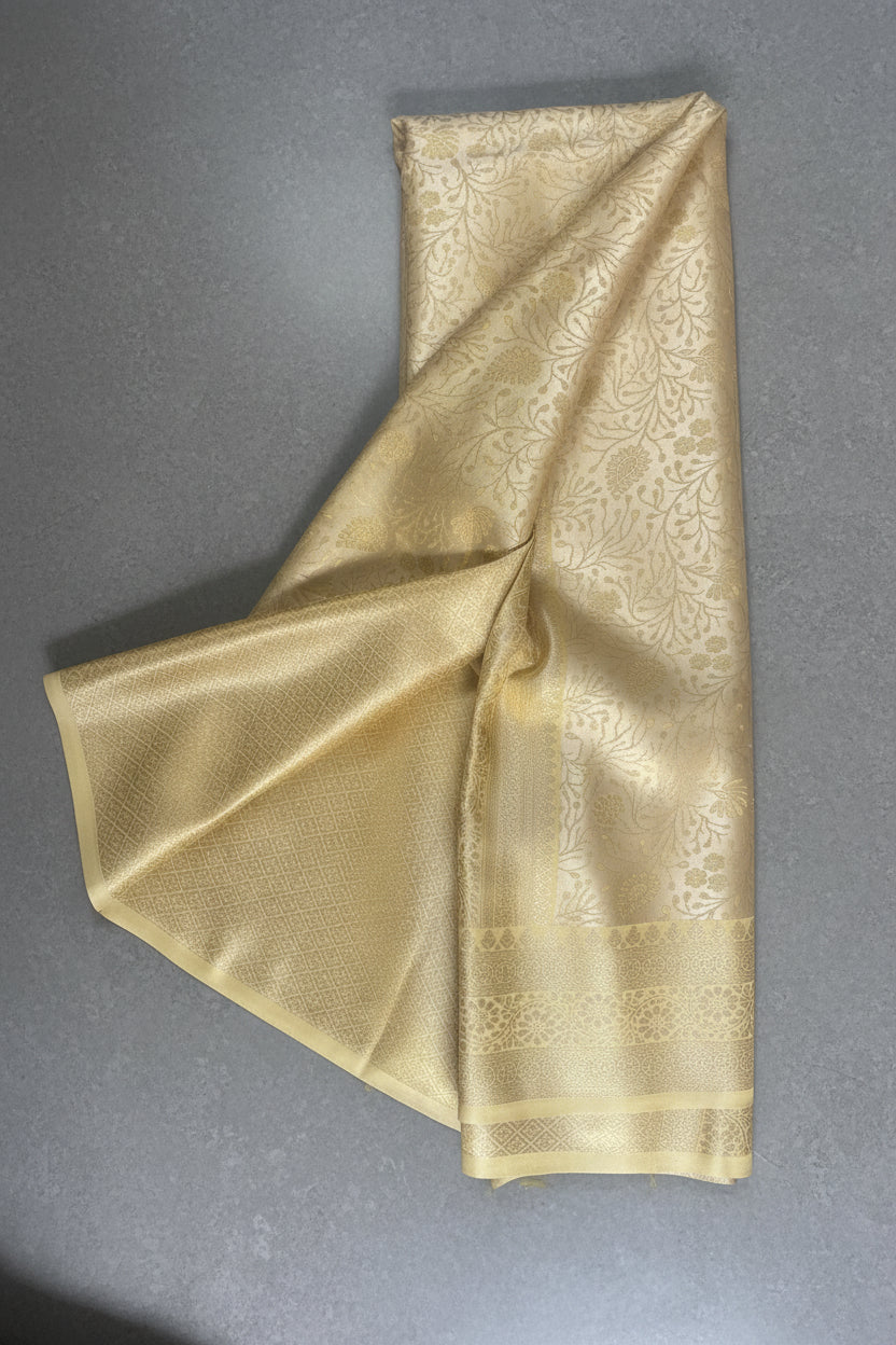 Gold Kanchi Soft Tissue Silk Saree