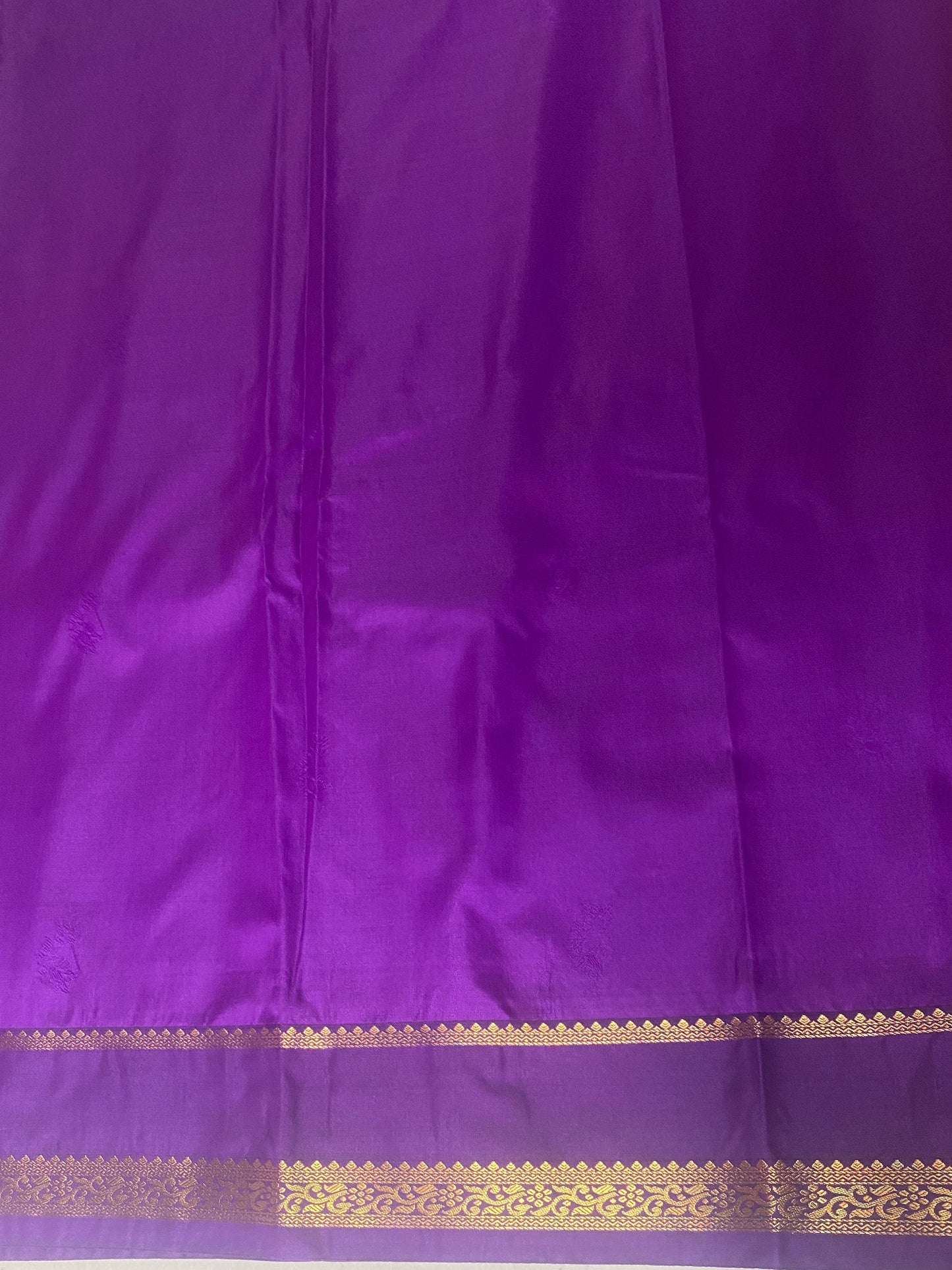 Purple Semi Silk Saree