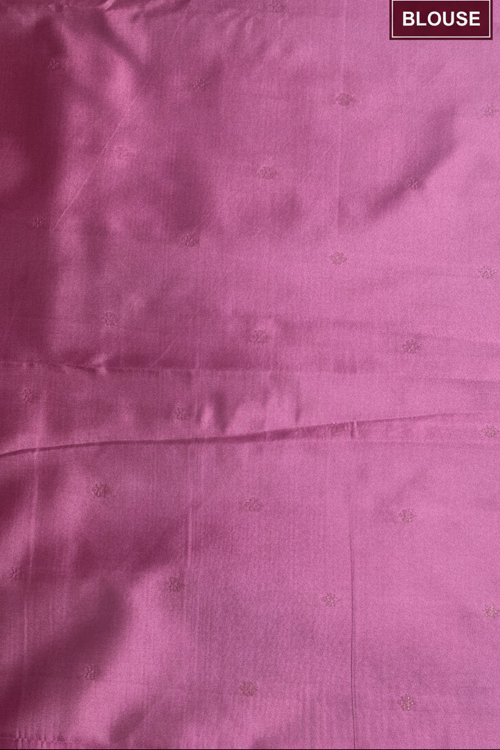 Green and Pink Soft Silk Saree
