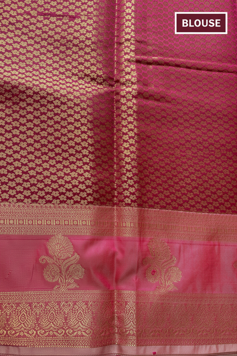 Pink Soft Silk Saree