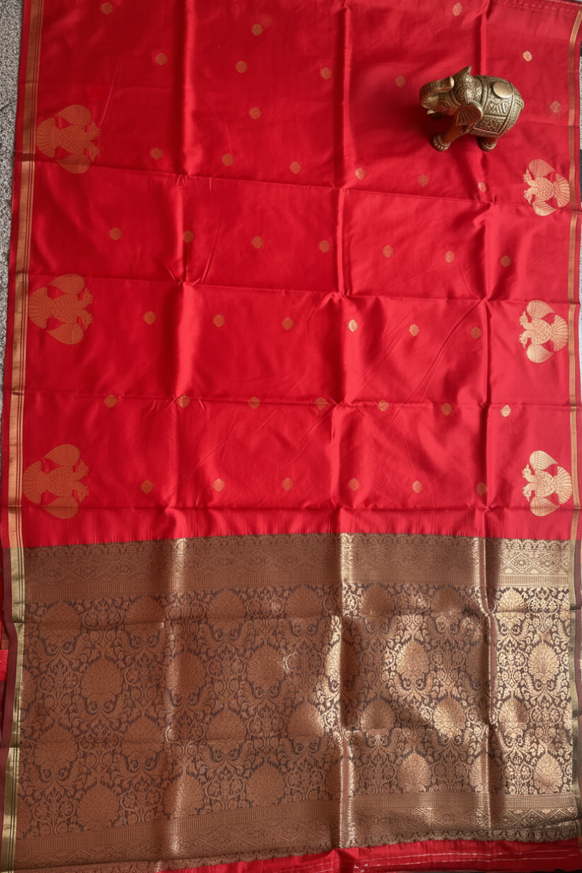 Red Soft Silk Saree