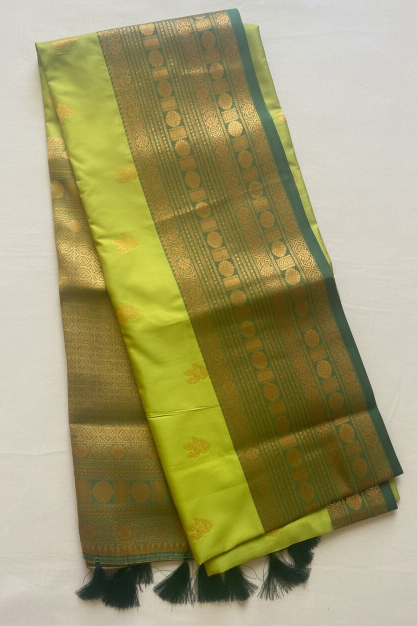 Green Soft Silk Saree