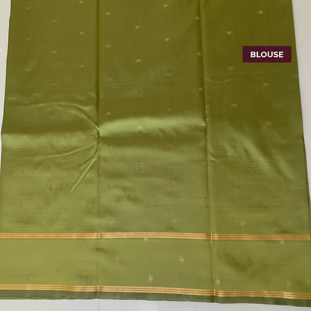 Green Gajji Silk Saree