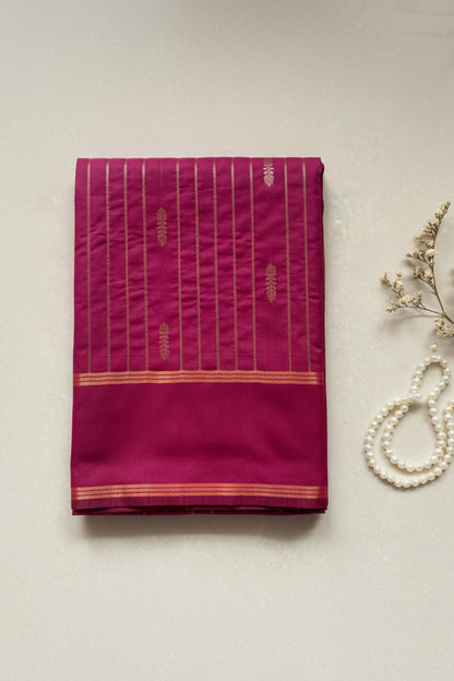 Pink Gajji Silk Saree