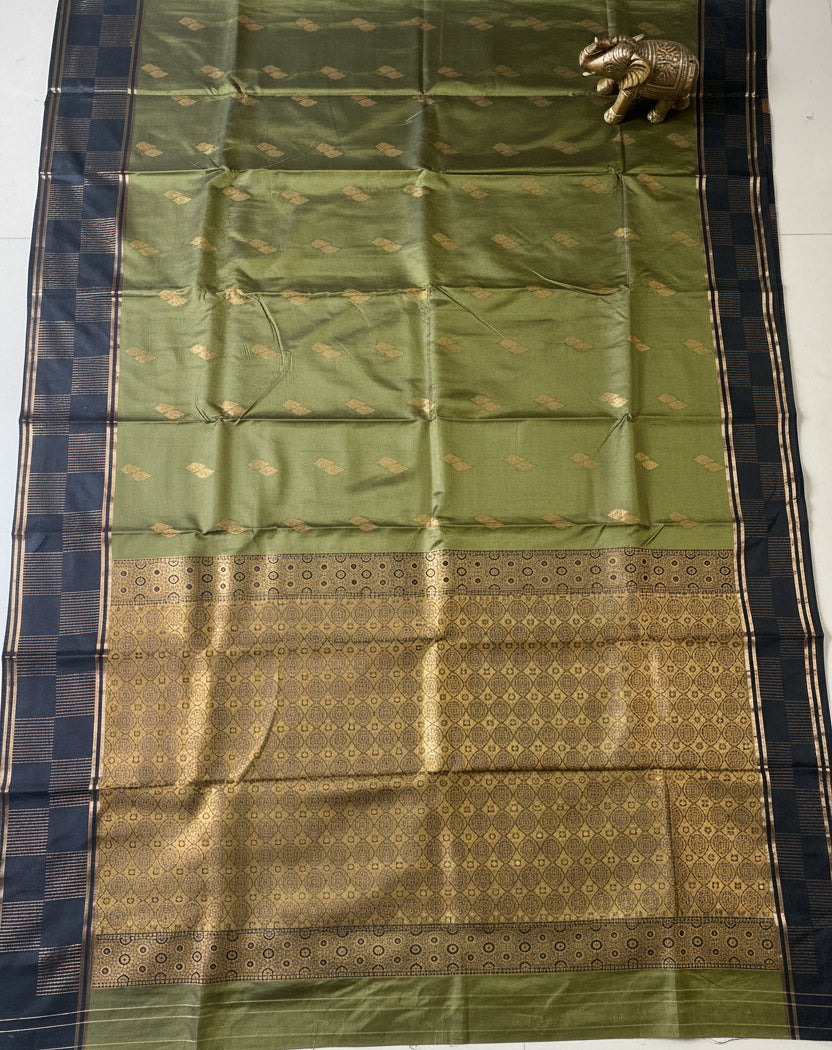 Green Soft Silk Saree