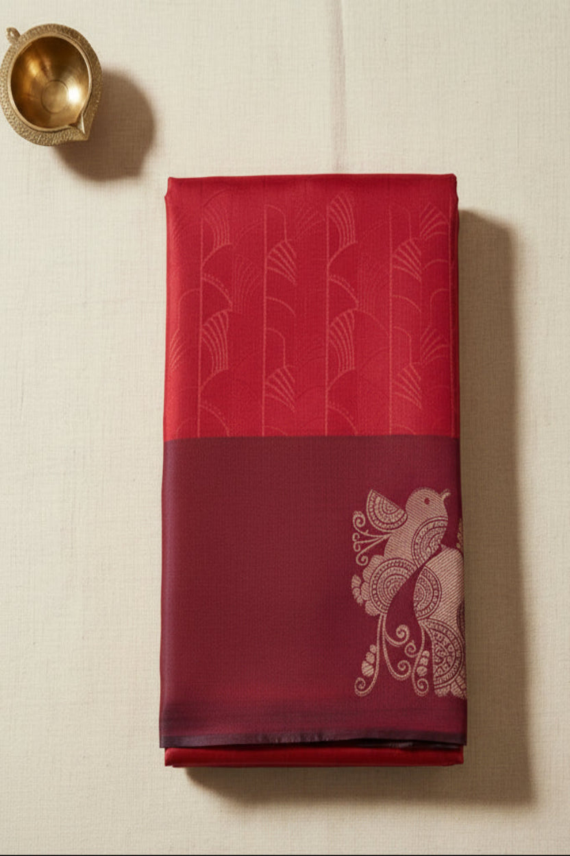 Red Silk Saree