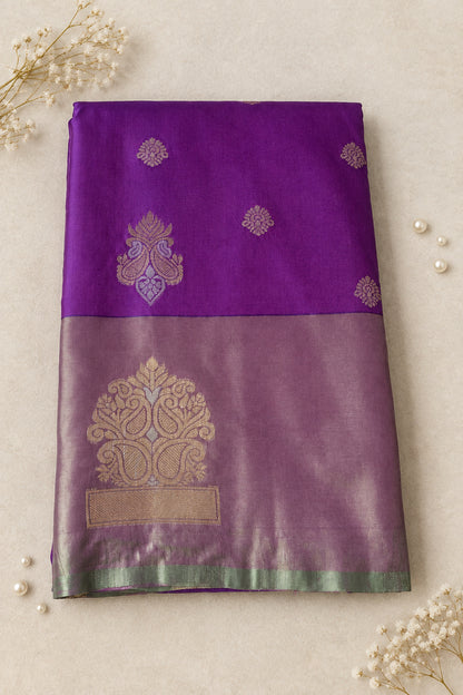 Purple Soft Silk Saree