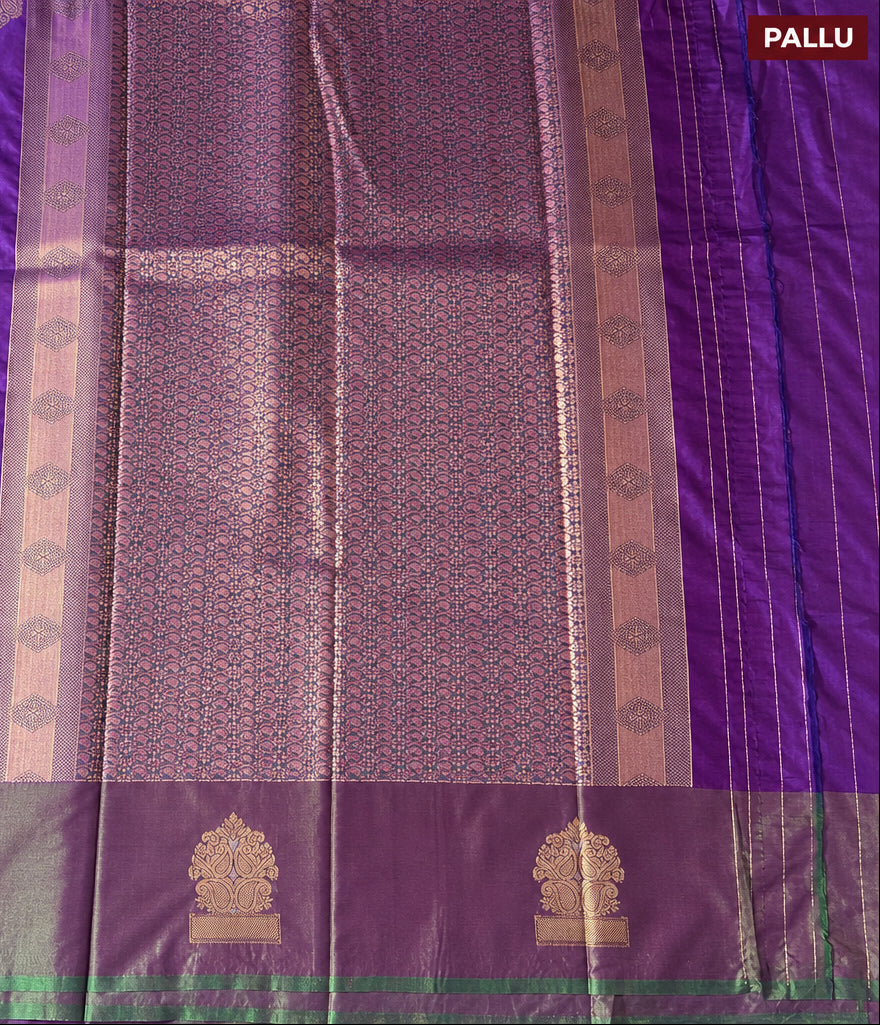 Purple Soft Silk Saree